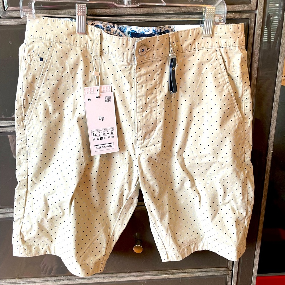 8” inseam shorts size 32 waist. Denim and Flower. New with tags.
